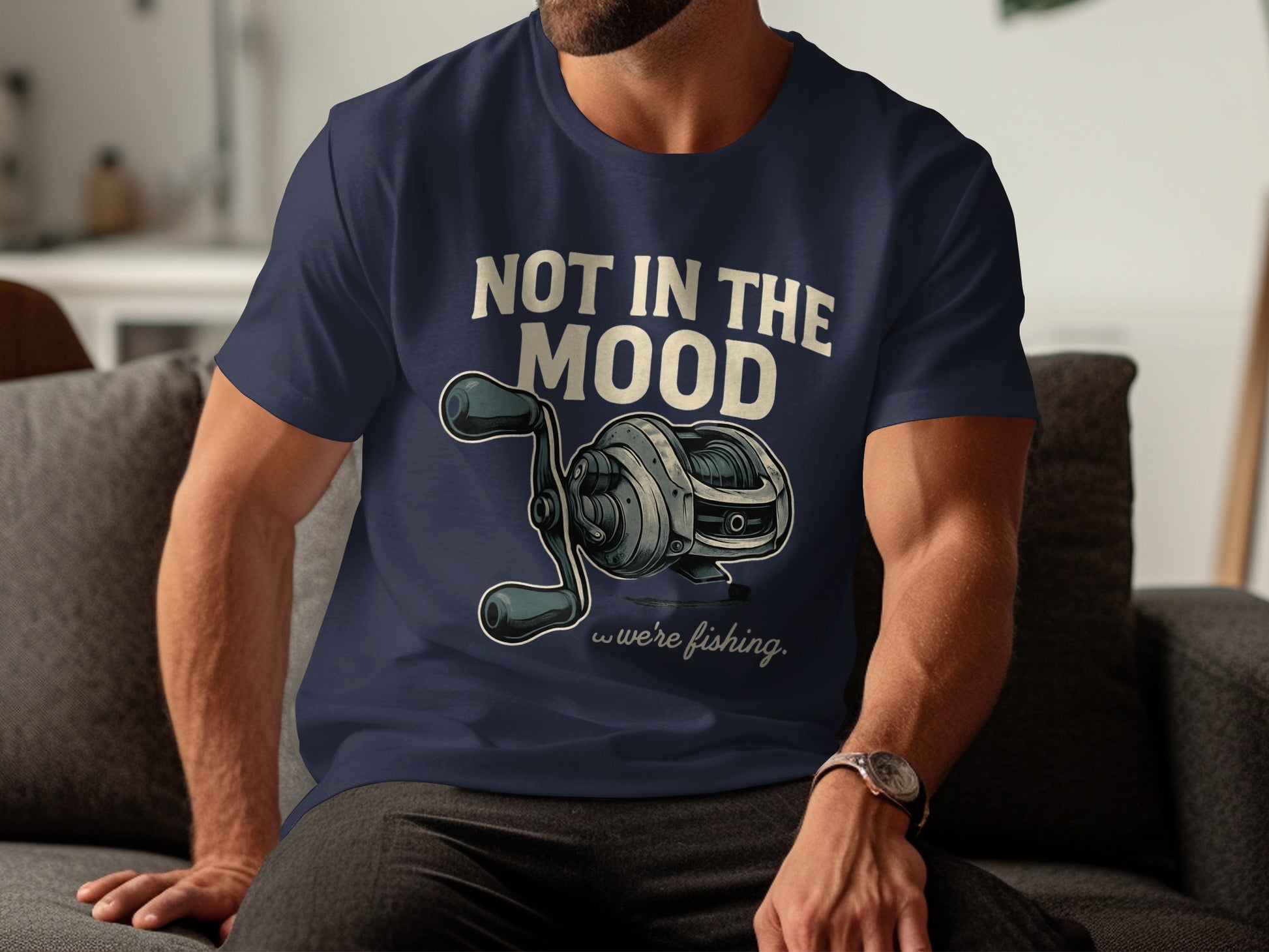 Not in the Mood We're Fishing Graphic T-Shirt product type