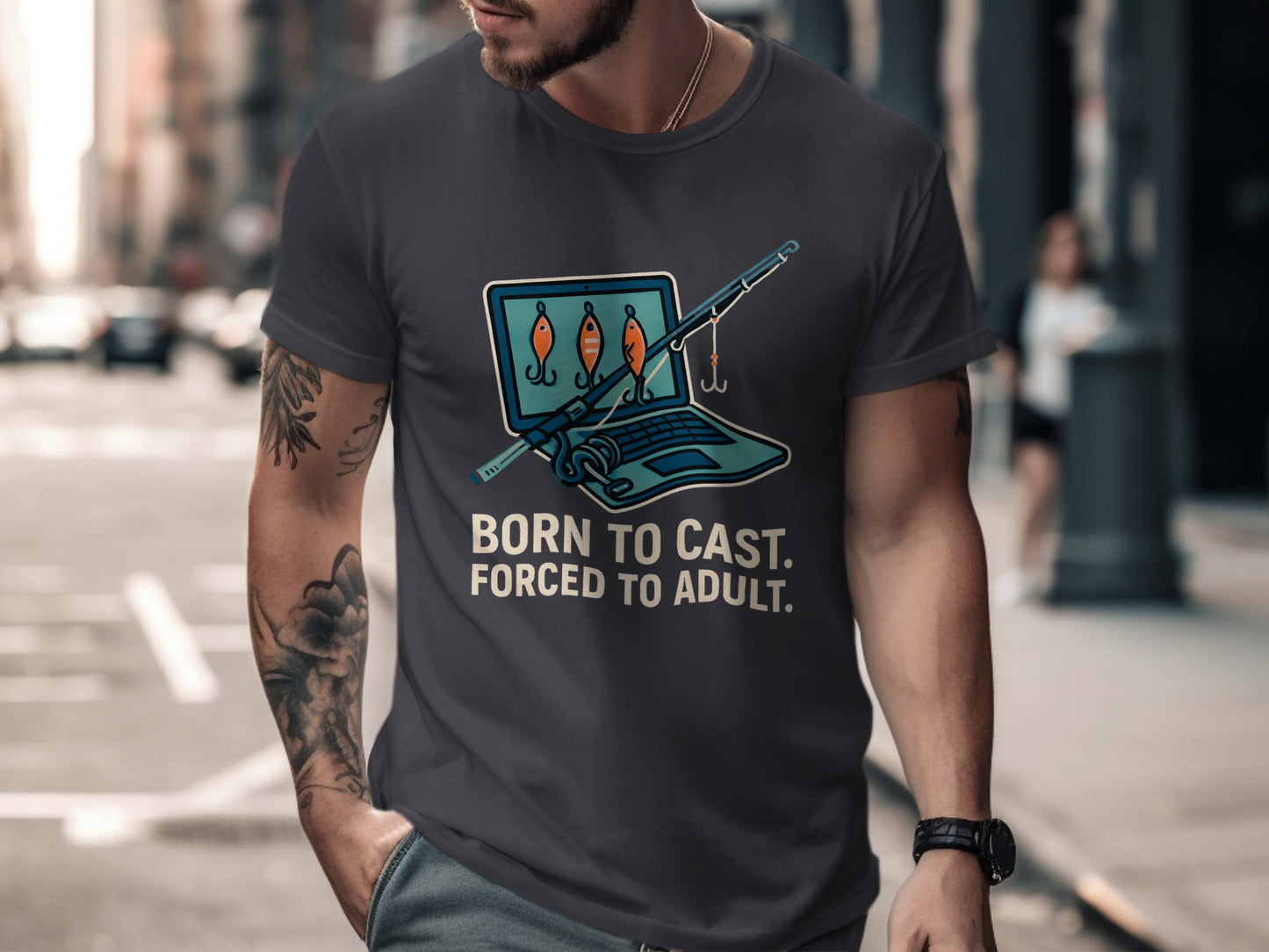 Born to Cast Forced to Adult T-shirt product type