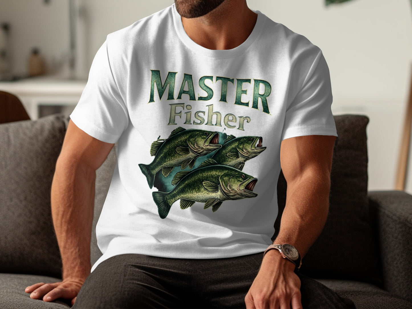 Master Fisher Graphic Print T-Shirt Apparel product