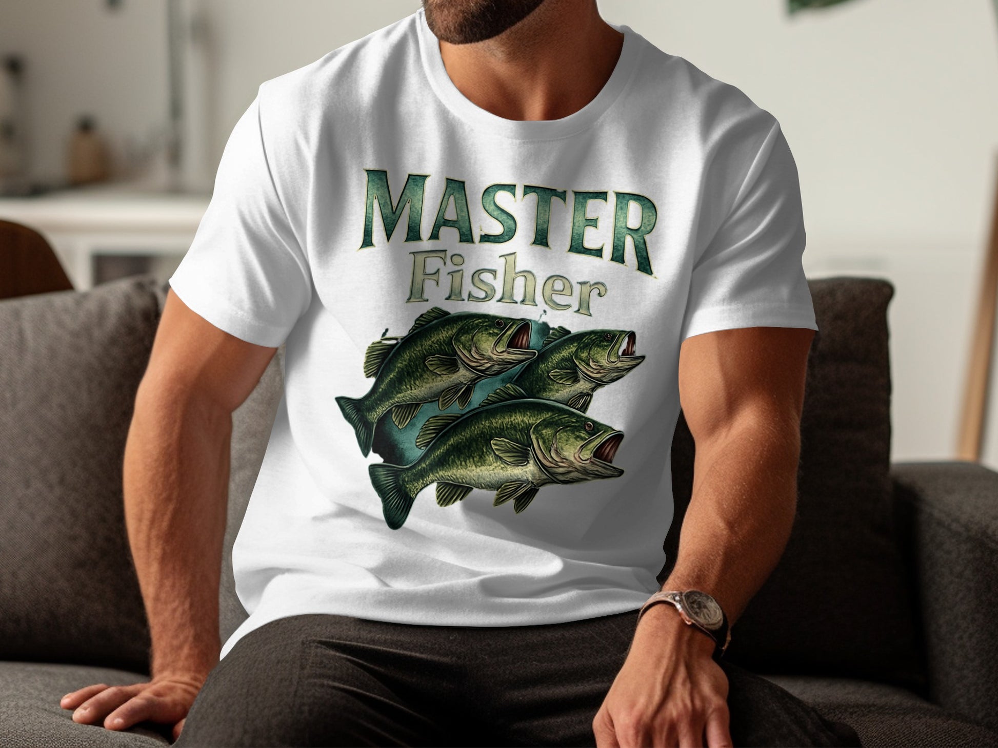 Master Fisher Graphic Print T-Shirt Apparel product