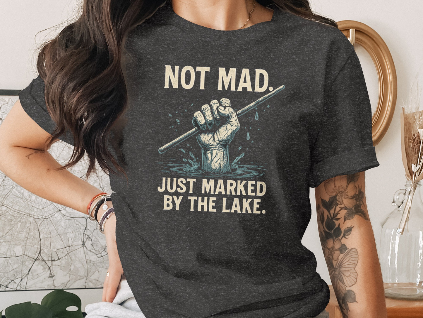 Not Mad Just Marked By The Lake Graphic Tee product type