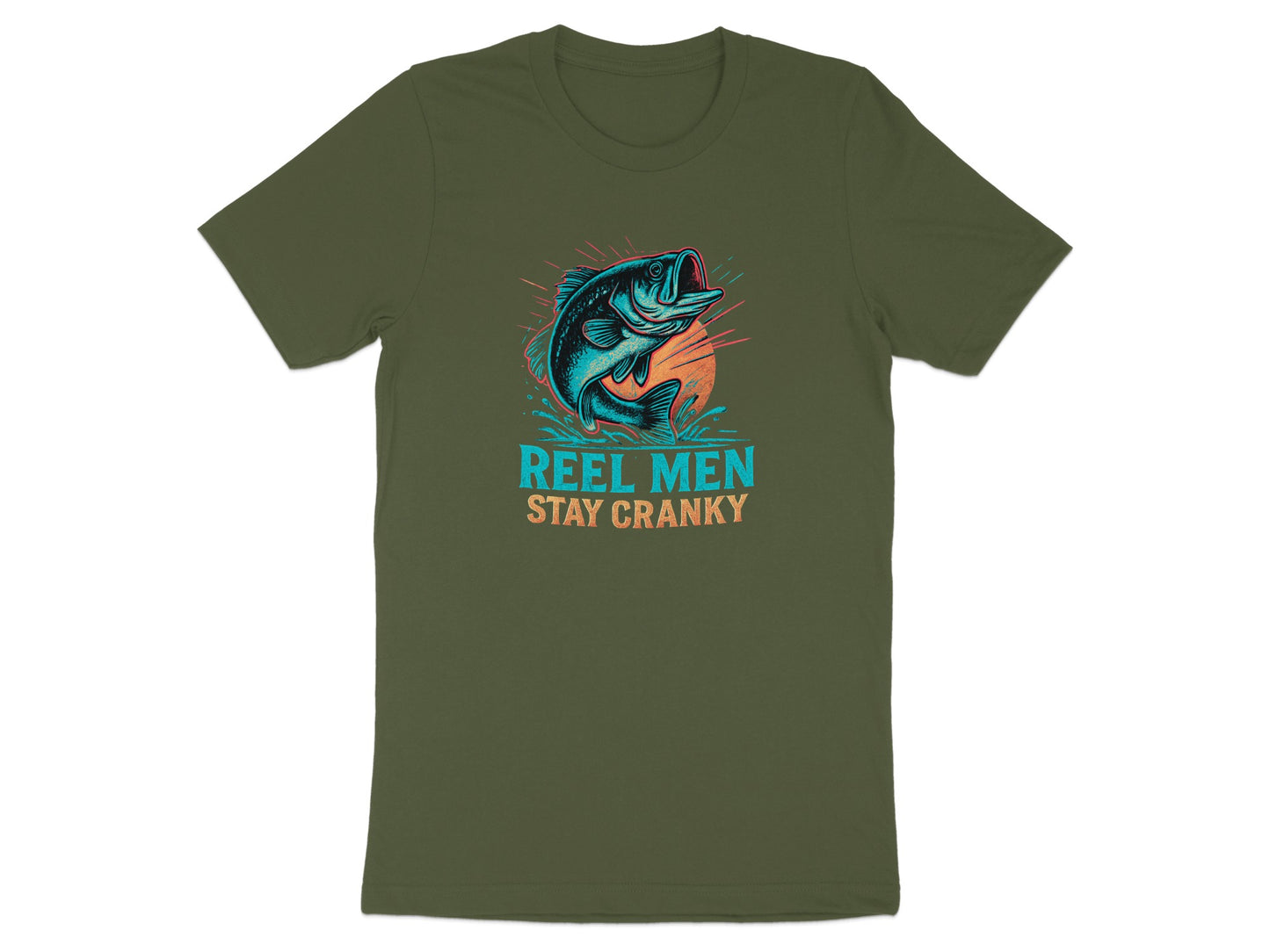 Reel Men Stay Cranky Fishing T-Shirt product
