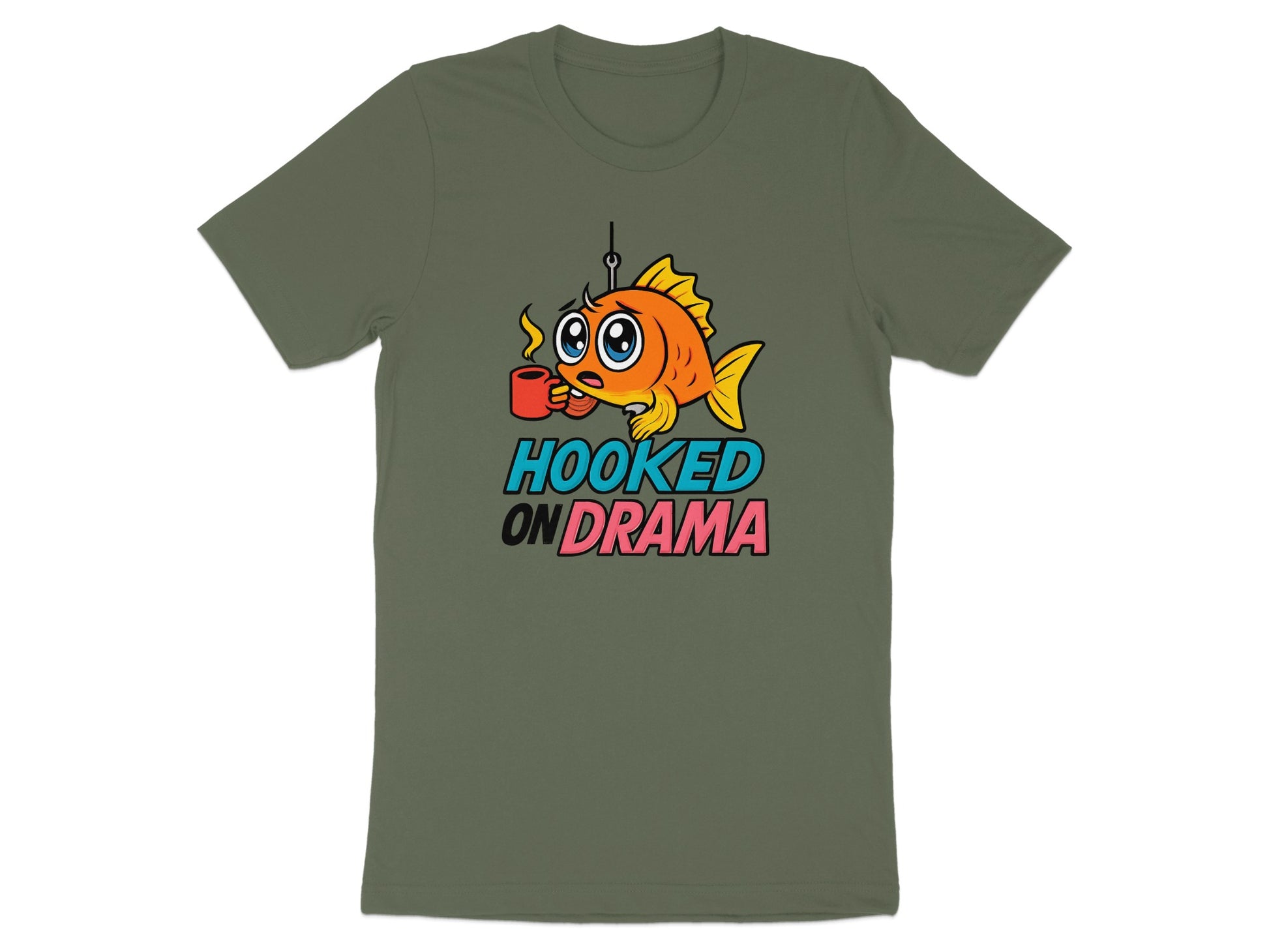 Hooked on Drama Graphic Tee Shirt product