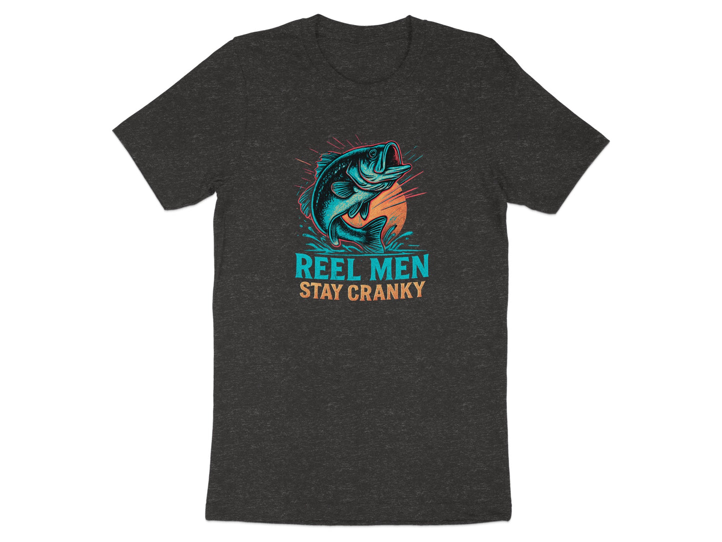 Reel Men Stay Cranky Fish Design Printed product