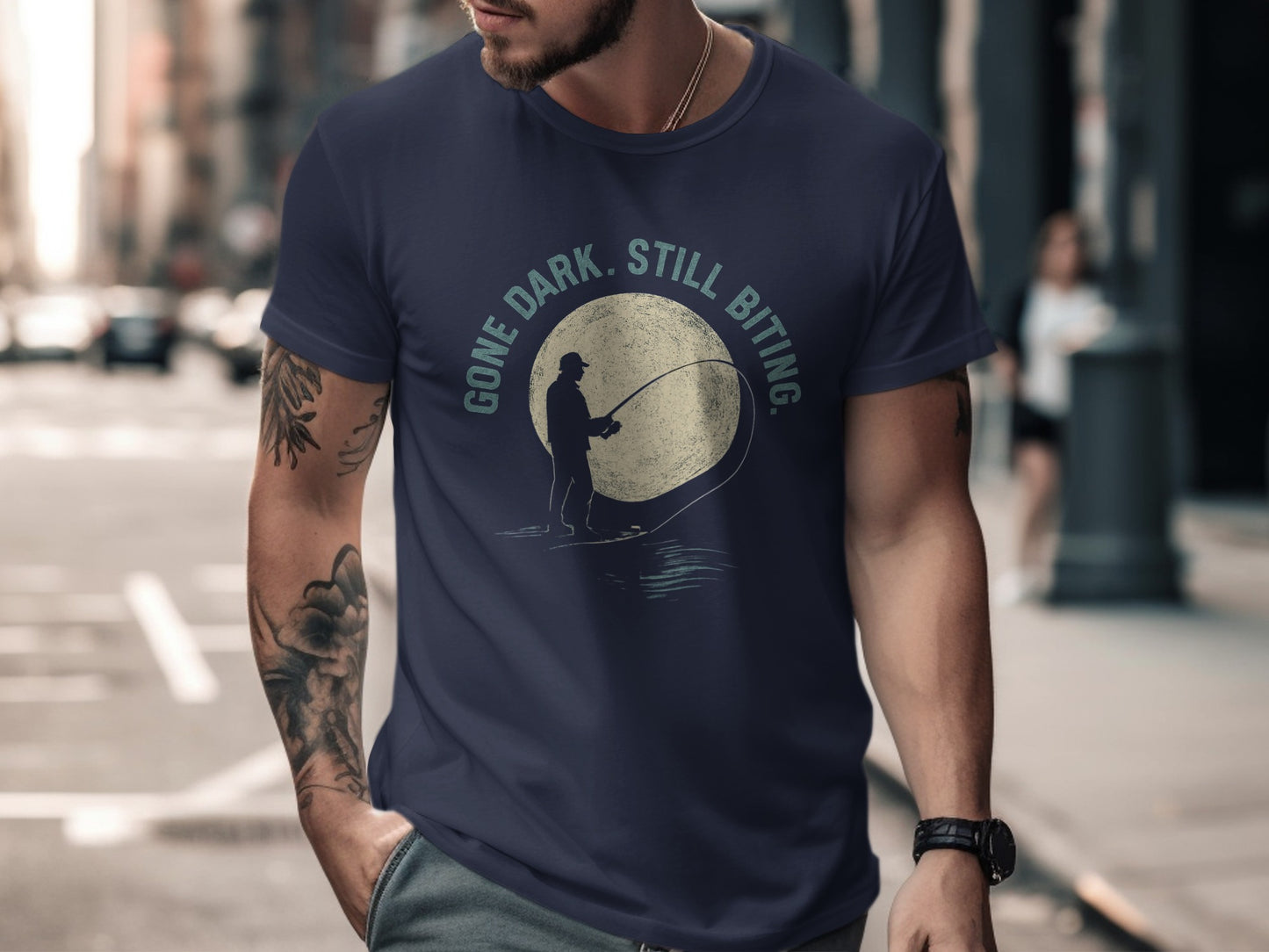 Gone Dark Still Biting Graphic T-shirt product