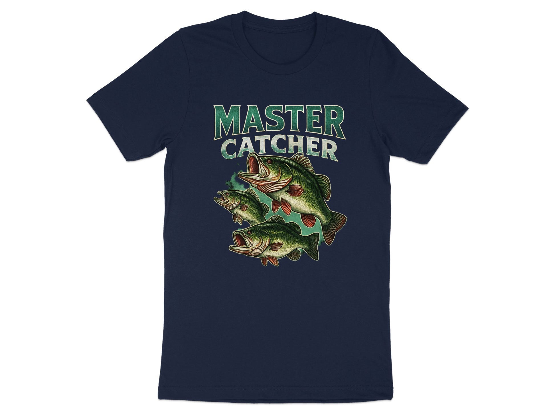 Master Catcher Bass Fishing Graphic Tee product type