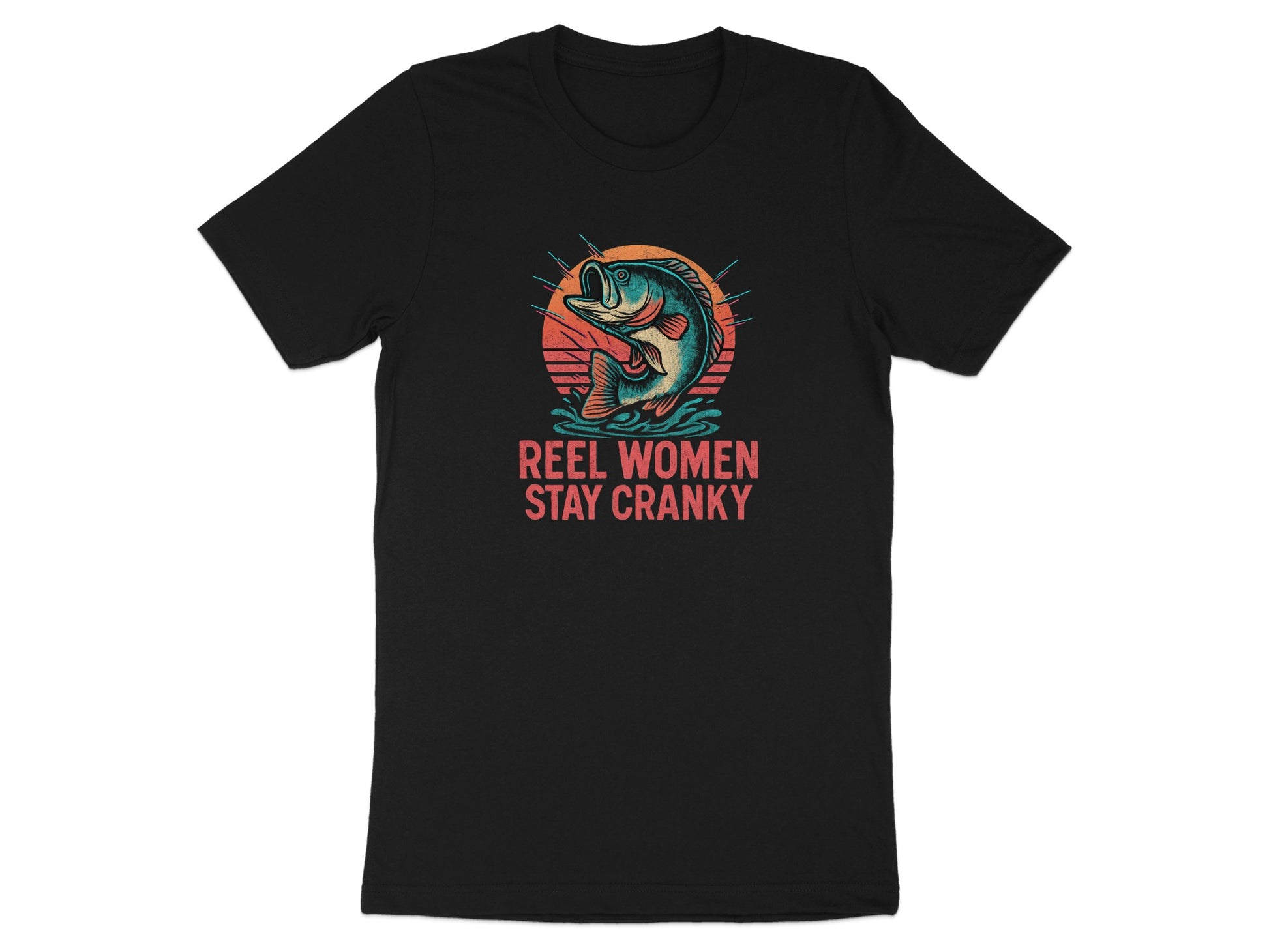 Reel Women Stay Cranky Fun Graphic Tee product type