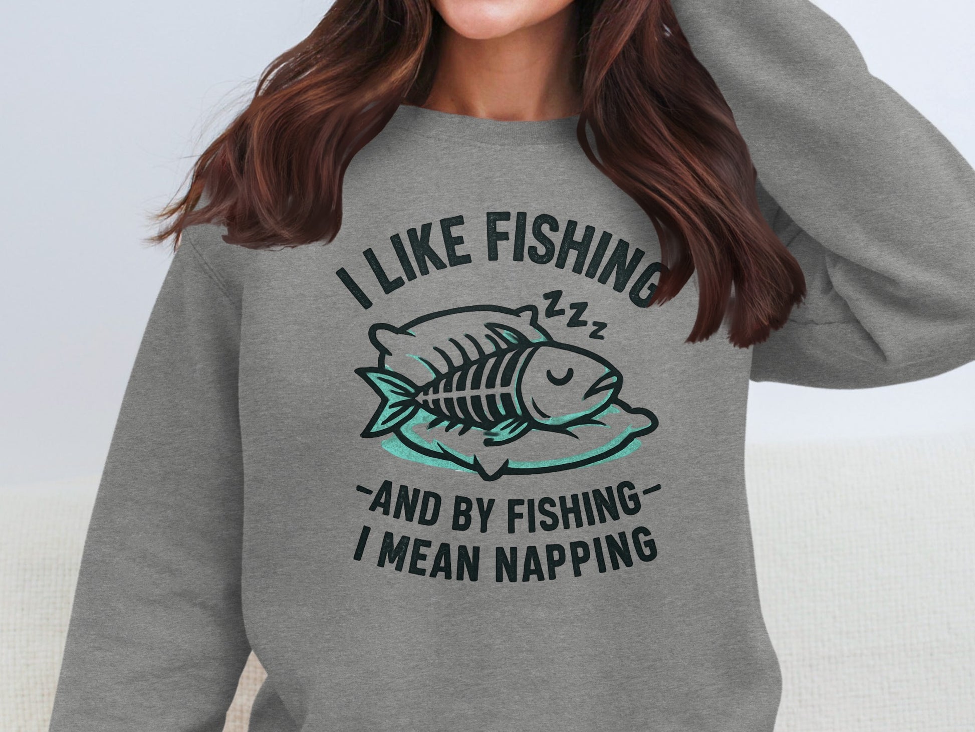 Fishing and Napping Lover Sweatshirt product