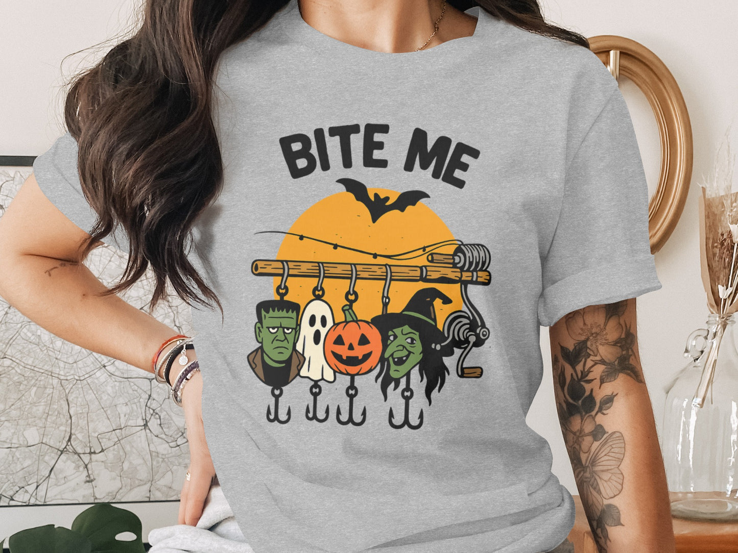Bite Me Halloween Graphic Tee product type